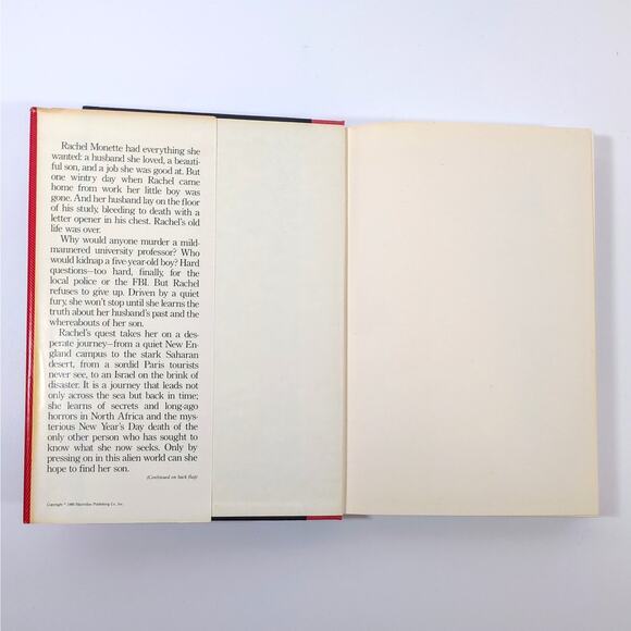 The Fury of Rachel Monette by Peter Abrahams First Edition 1980 Hardcover DJ - Picture 4 of 7